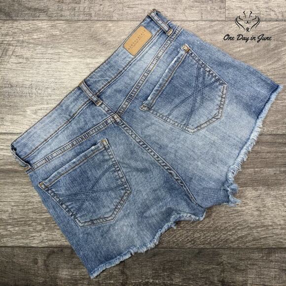 Aeropostale High Waisted Shorty Denim Shorts Size 6 - Picture 4 of 4